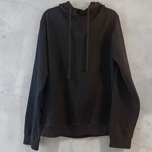 Guizio x Revolve Black Oversized Hoodie Sweatshirt Cotton Size M NWOT